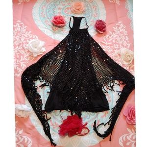 Alice + Olivia Black Sequin Tanktop